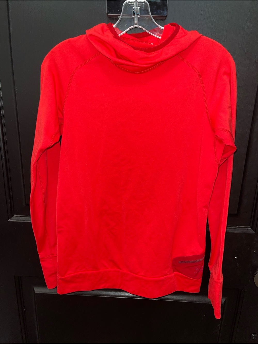 Arcteryx Hoodie Women’s Small Red Pocket Performance Fleece Pullover Sweatshirt